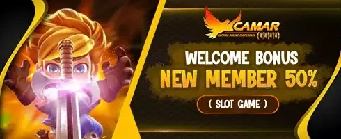 Bonus Member Baru 50% promotion